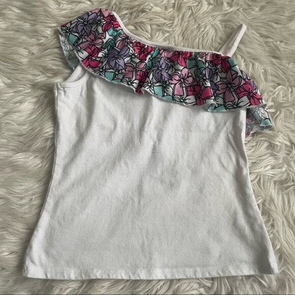 Jojo Siwa X Nickelodeon | Ruffle Collar Bow Tank Top | Size 10/12 - Picture 3 of 7